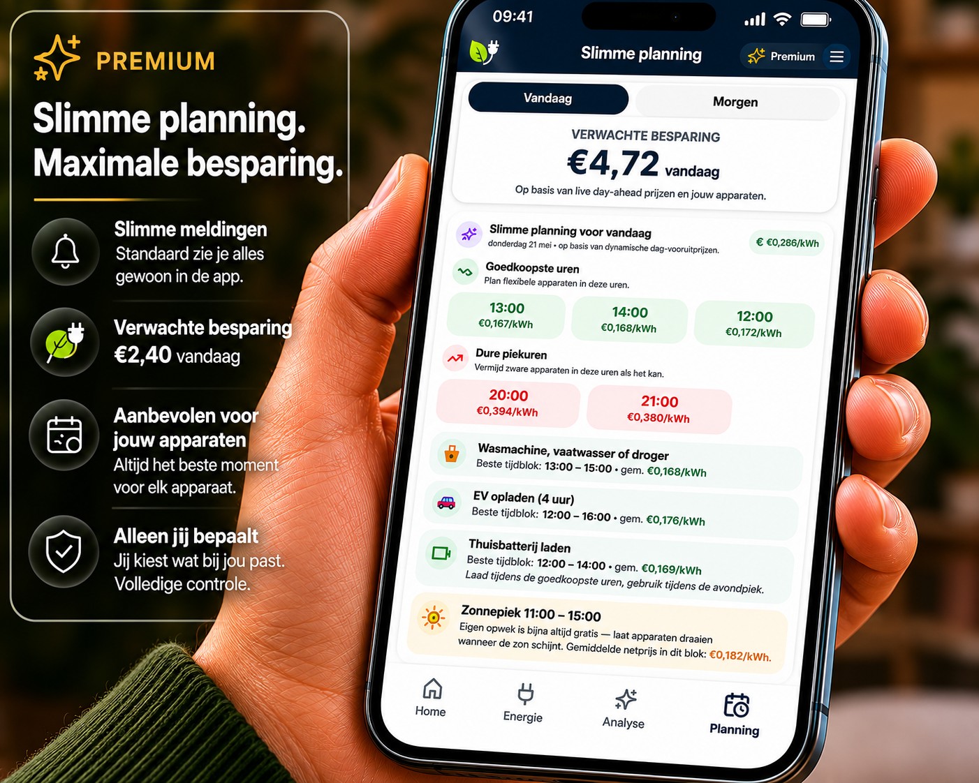 EnergyPilot — grip op je energie